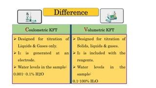 difference between volumetric coulometric karl fischer titration distribution|karl fischer titration mettler toledo.